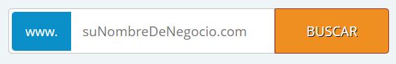 representacion de un buscador de dominios