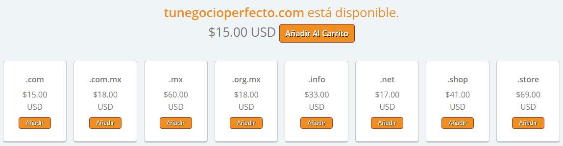 representacion de un dominio con TLD